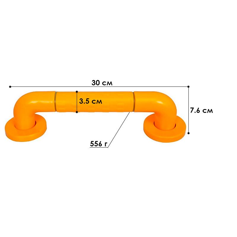 Поручень Shengtong STWU-048 30 см для инвалидов прямой из нержавеющей стали - фото 7
