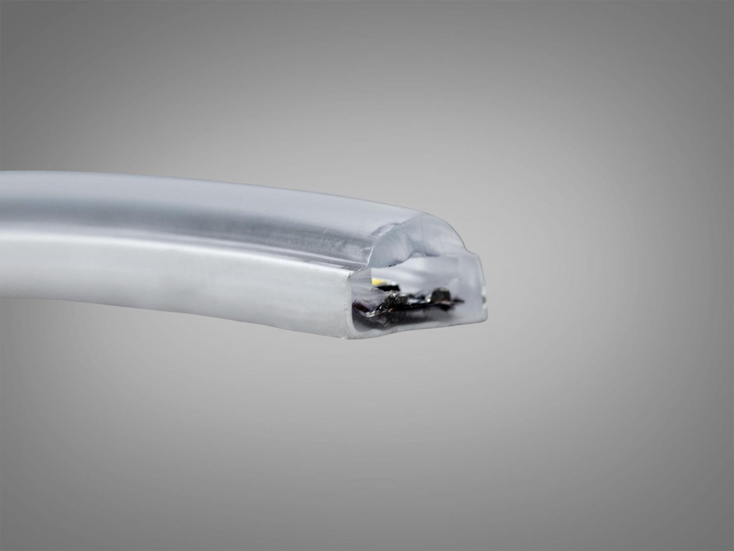 Світлодіодна стрічка 220 В 120 діодів на метр герметична 10 мм Нейтральний білий (P220-2835-120-NW-65-10) - фото 4