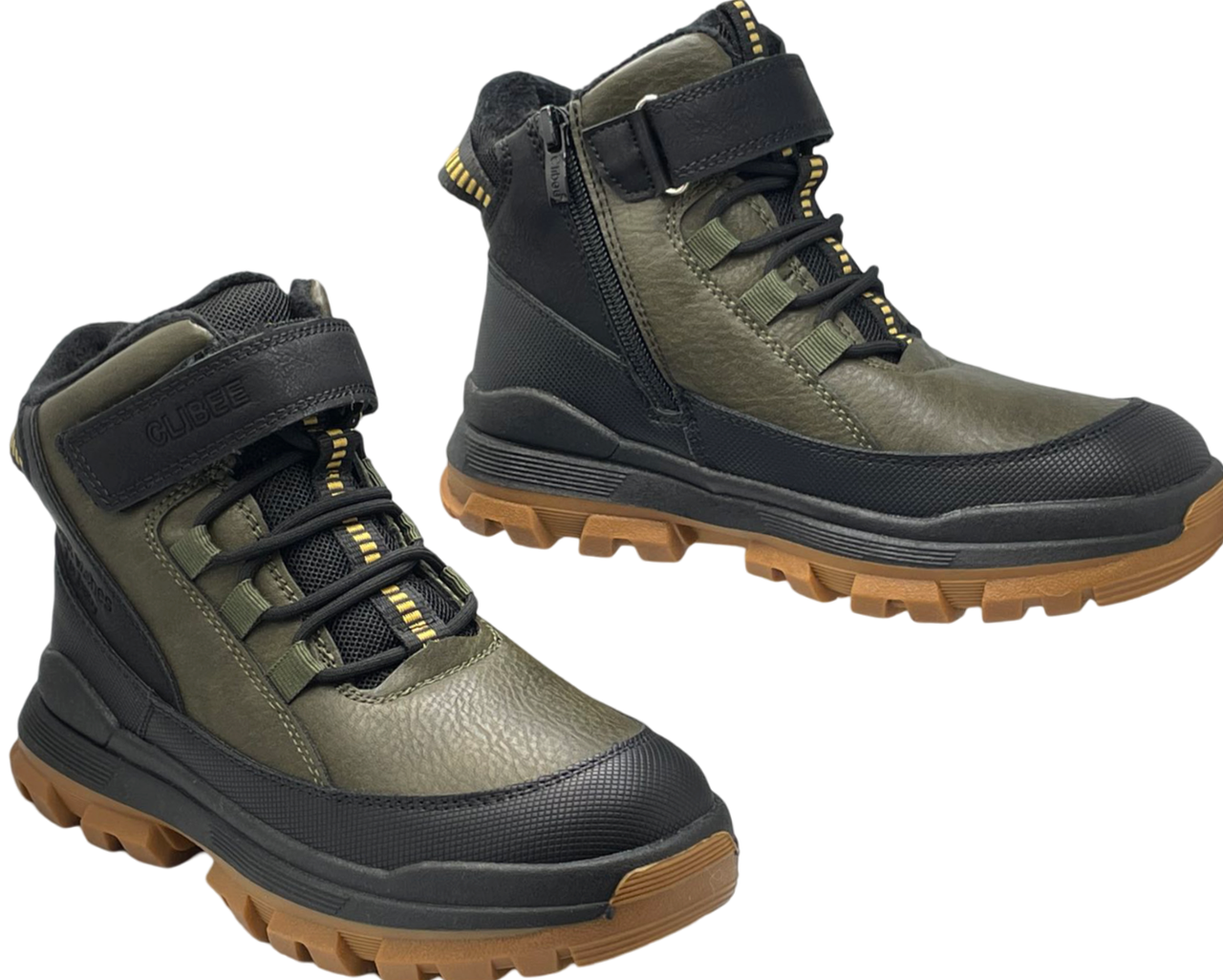Черевики зимові для хлопчиків Clibee HC562-3/36 р. 36 Хакі - фото 3