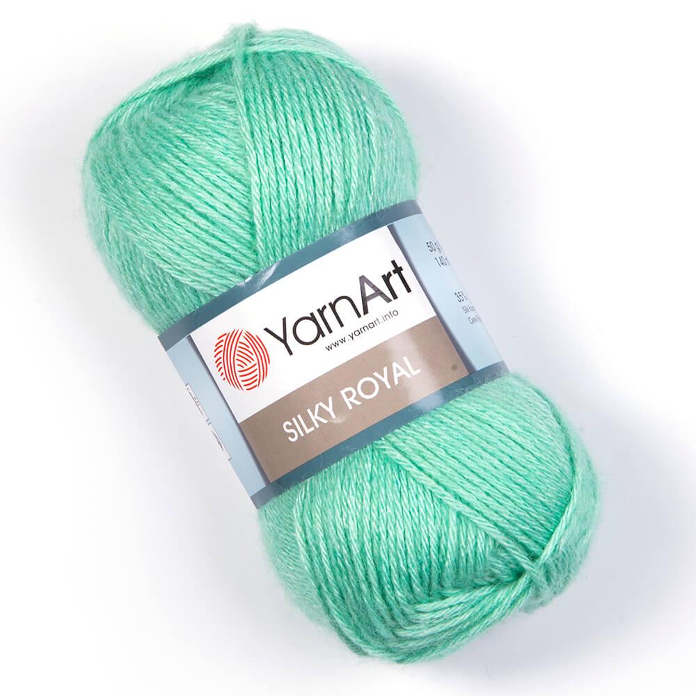 Пряжа YarnArt Silky Royal 440 Мятный (6174)