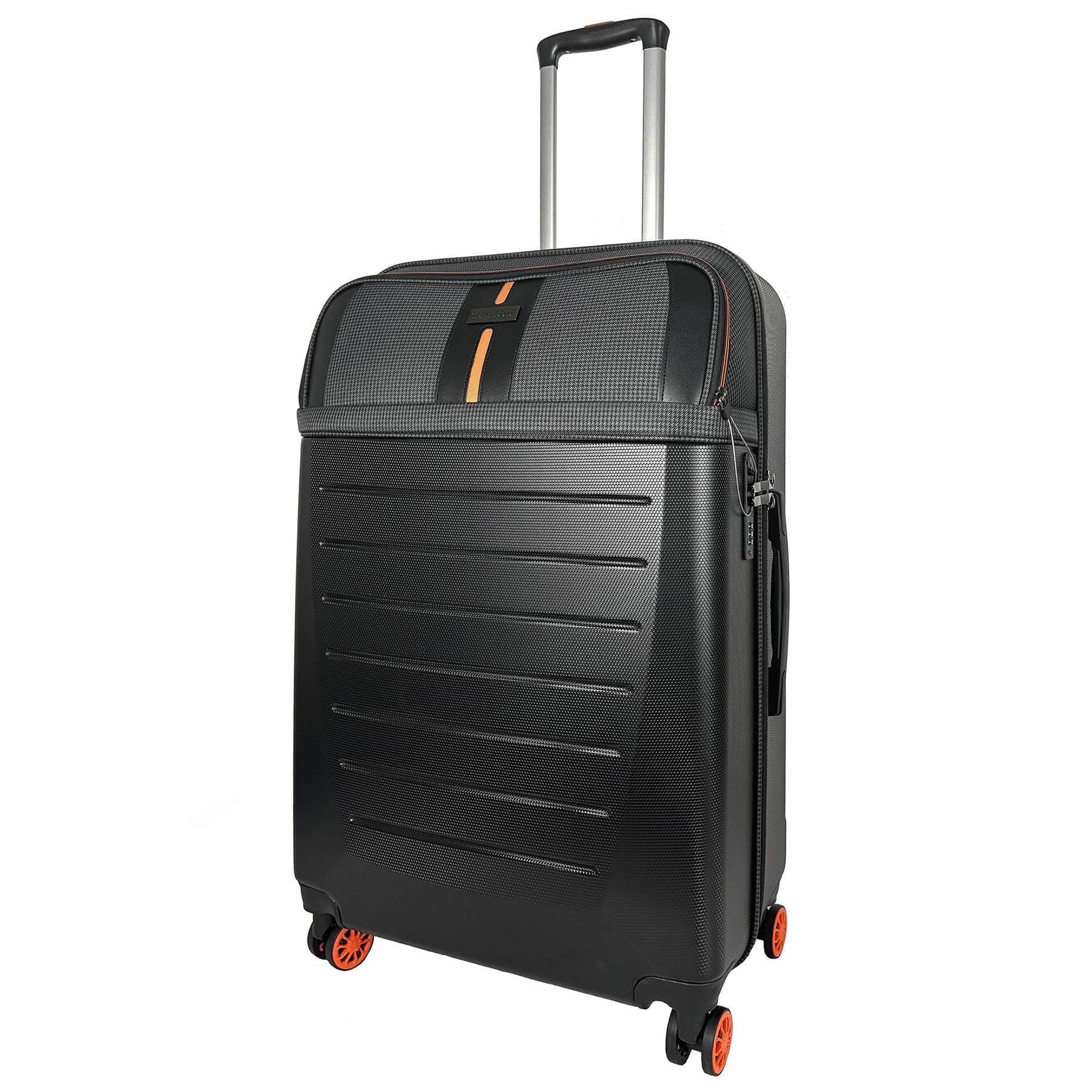 Чемодан большой Semi Line T5734-3 28 дюймов ABS/полиэстер 70×48×29,5 см Черный/Оранжевый (DAS3785)