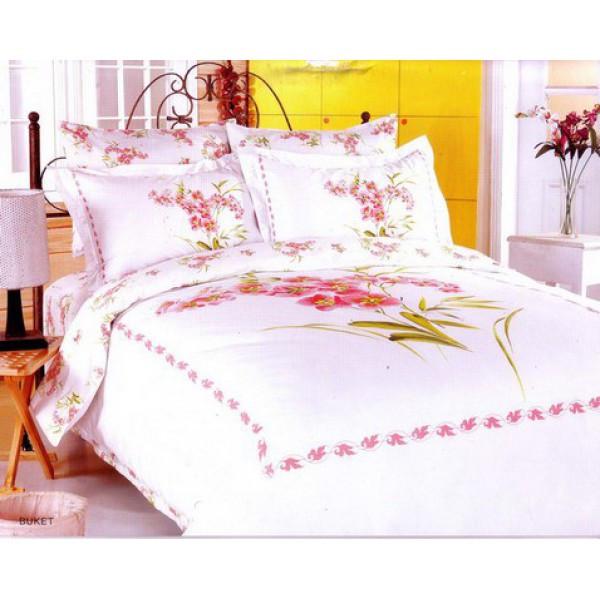 Комплект постільної білизни Le Vele Buket полуторний 180х240 см White (lv-072)