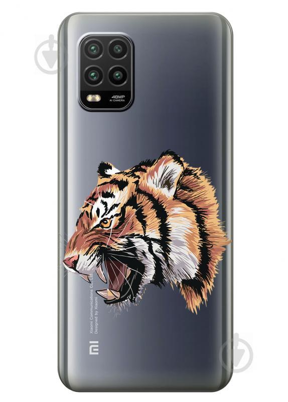 Силиконовый чехол iSwag для Xiaomi Mi 10 Lite Тигр (KS2288) Силиконовый чехол iSwag для Xiaomi Mi 10 Lite Тигр (KS2288)