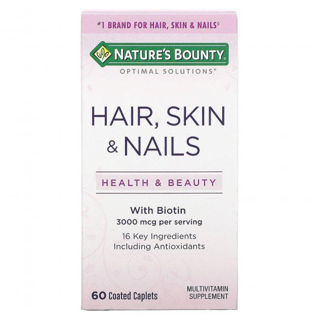 Добавка Nature's Bounty для волос кожи и ногтей 60 капсул. (NRT-07580) Добавка Nature's Bounty для волос кожи и ногтей 60 капсул. (NRT-07580)