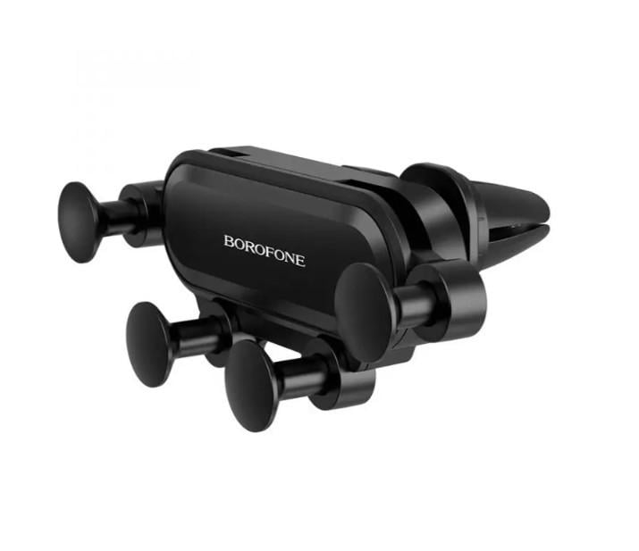 Тримач для телефону Borofone в решітку із затискачем у повітропровід (BH19) Тримач для телефону Borofone в решітку із затискачем у повітропровід (BH19)