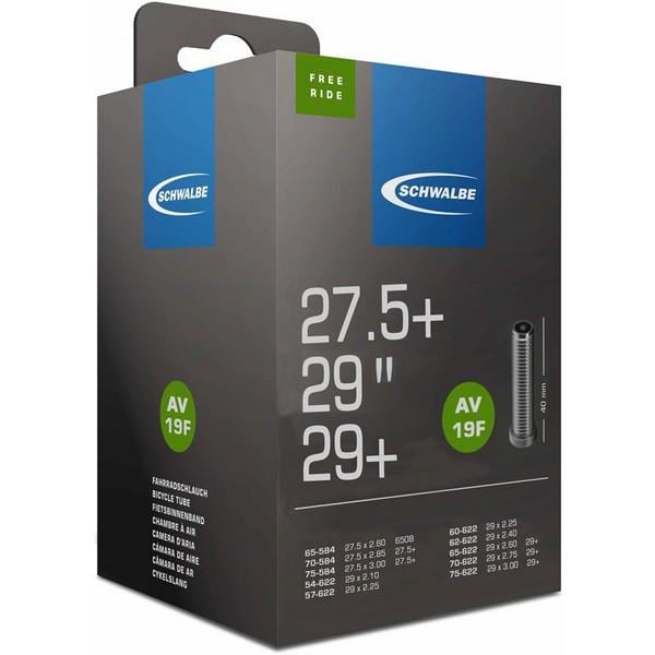 Камера для велосипеда Schwalbe AV19F 40 мм TR4 FREERIDE 27,5"/54/75-584/622 (TUB-70-83)