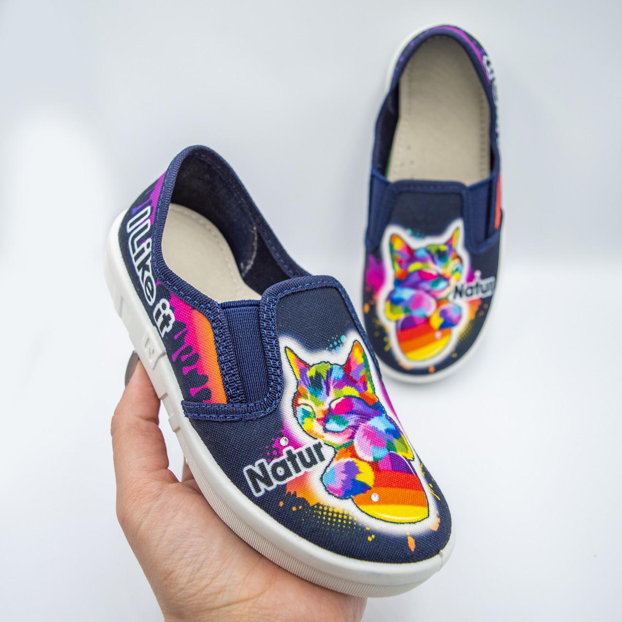 Тапочки для девочки Waldi MV-1246 р. 31 Синий - фото 3