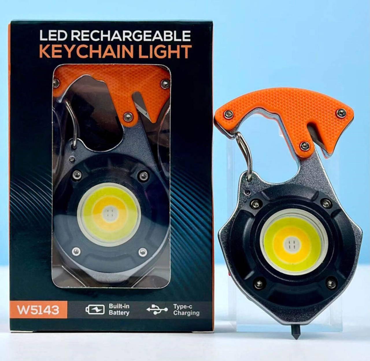 Ліхтарик акумуляторний LED W5147 з Type-C 7 режимів прикурювач/карабін/ніж/магніт - фото 3