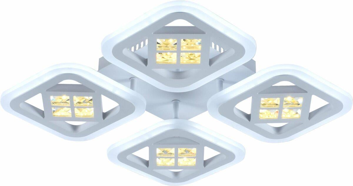 Люстра светодиодная Sirius LI8859/4B WH акриловая 120 W (10329213)