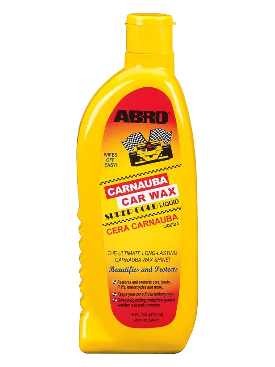 Поліроль кузова автовіск рідкий з карнаубом ABRO LW-811