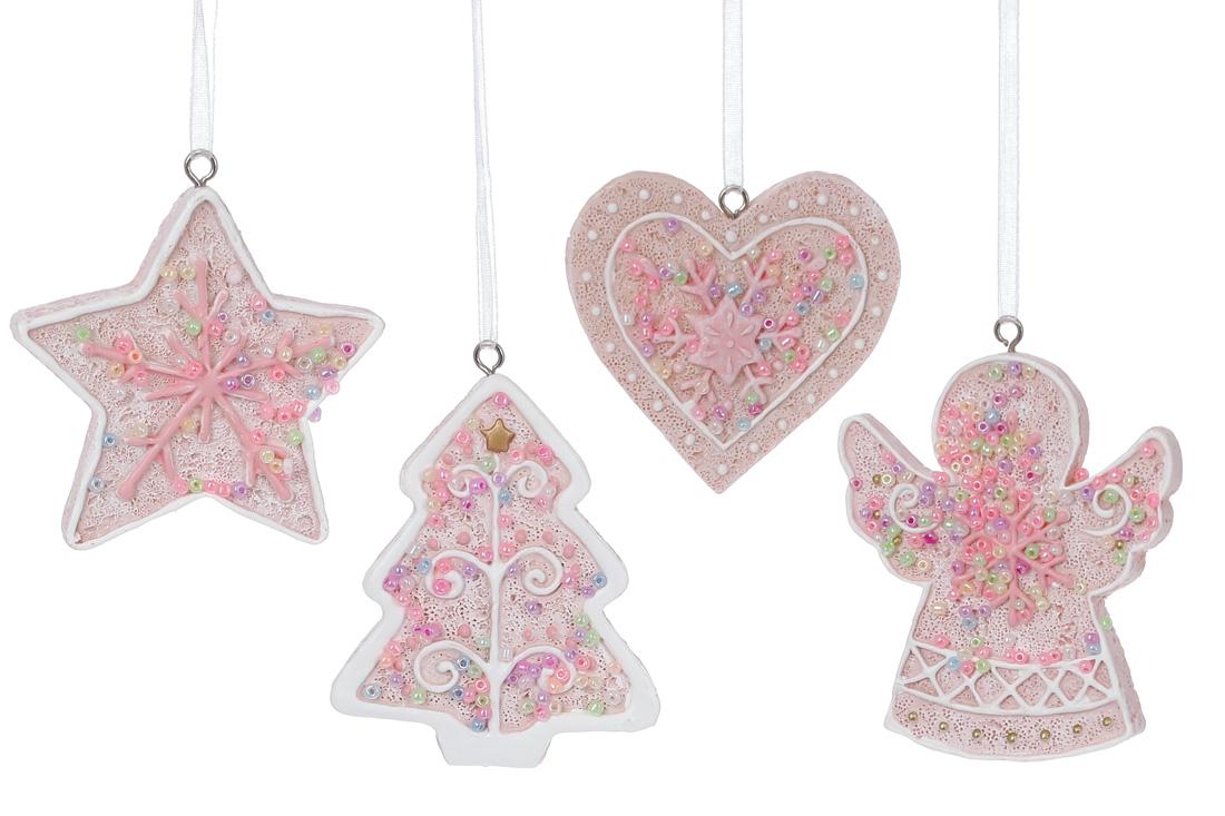 Новогодняя подвеска BonaDi 4 шт. (707-247)