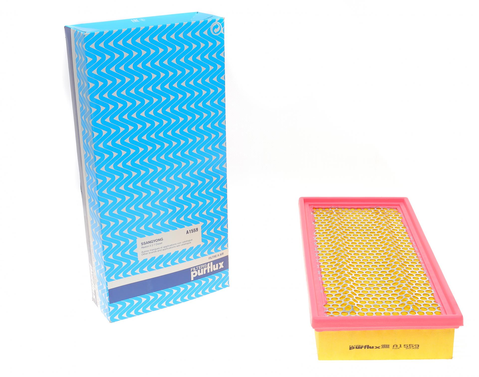 Фильтр воздушный PURFLUX для Ssangyong Rexton 2,7/2,9 D/2,0Xdi 02- (A1559)