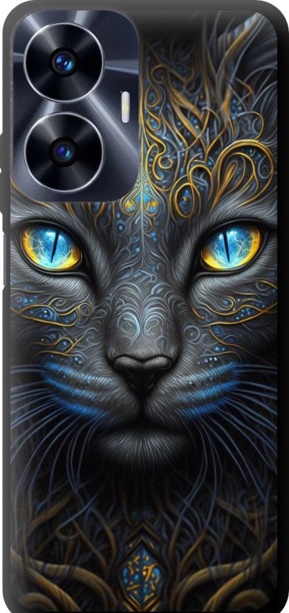 Чехол на Realme C55 Кошка (5548b-2992-42517)