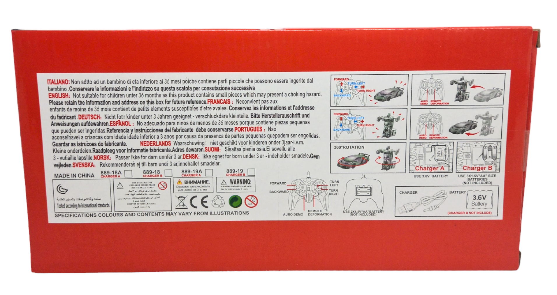 Машинка робот-трансформер на радиоуправлеении Variable Mars - фото 10