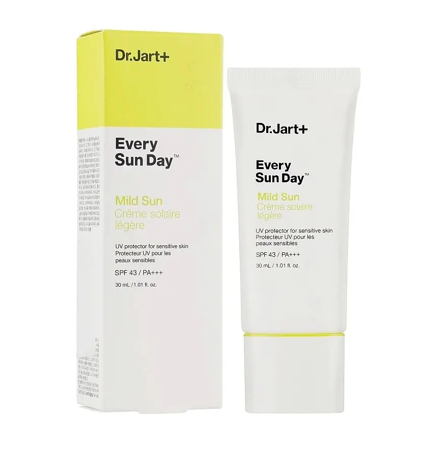 Средство для лица Dr.Jart Every Sun Day Mild Sun SPF43 PA+++ мягкий солнцезащитный 30 мл (8809724475956)