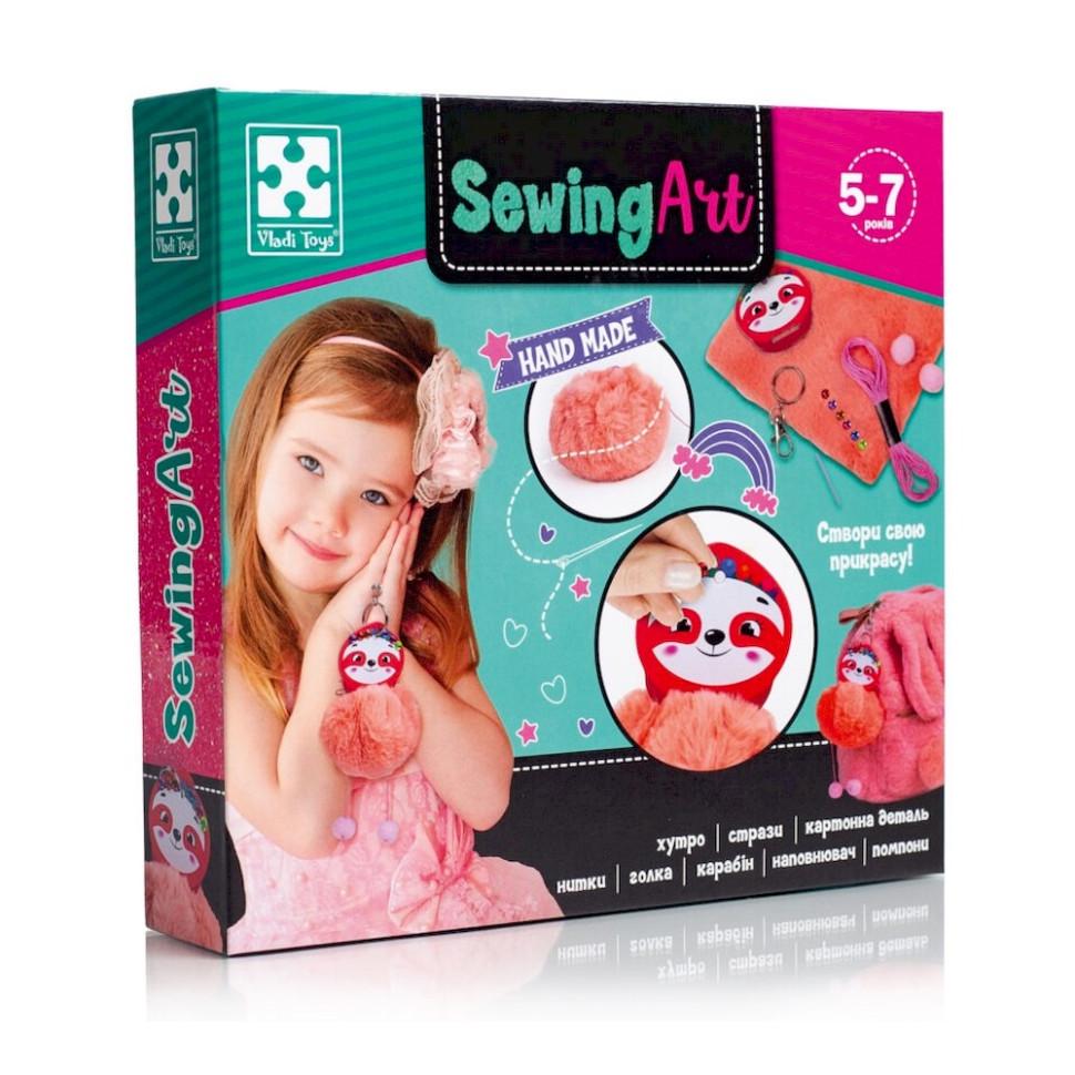 Набір для творчості Vladi Toys Sewing art Sloth VT4205-07 прикраса своїми руками Набір для творчості Vladi Toys Sewing art Sloth VT4205-07 прикраса своїми руками