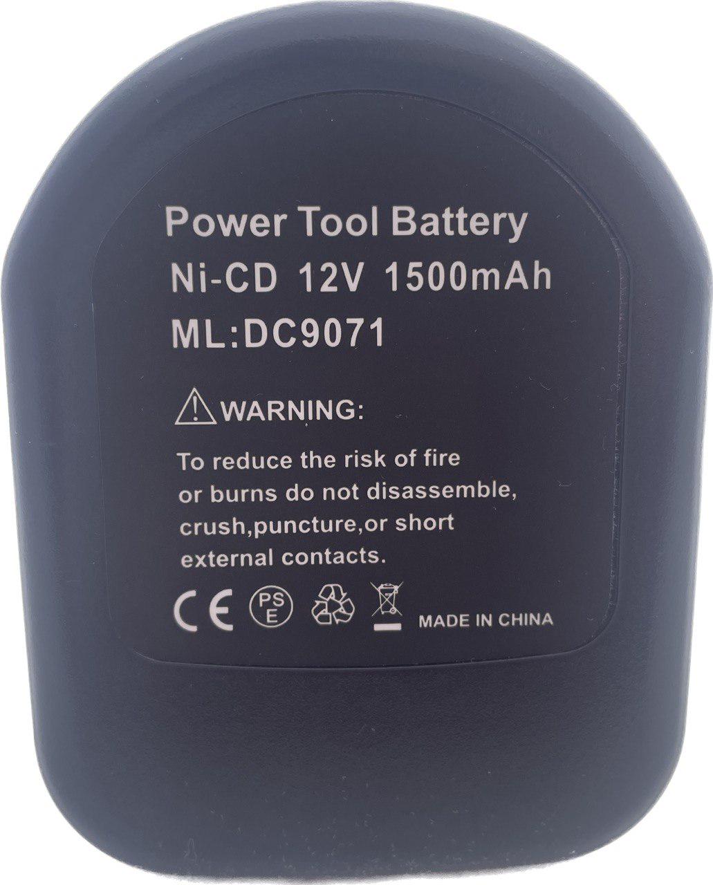 Аккумулятор Power Profi для DeWalt DC9071 1,5 Ah 12 В DE9037/DE9071/DW9072/DE9501/DWCB12/A9252 - фото 10