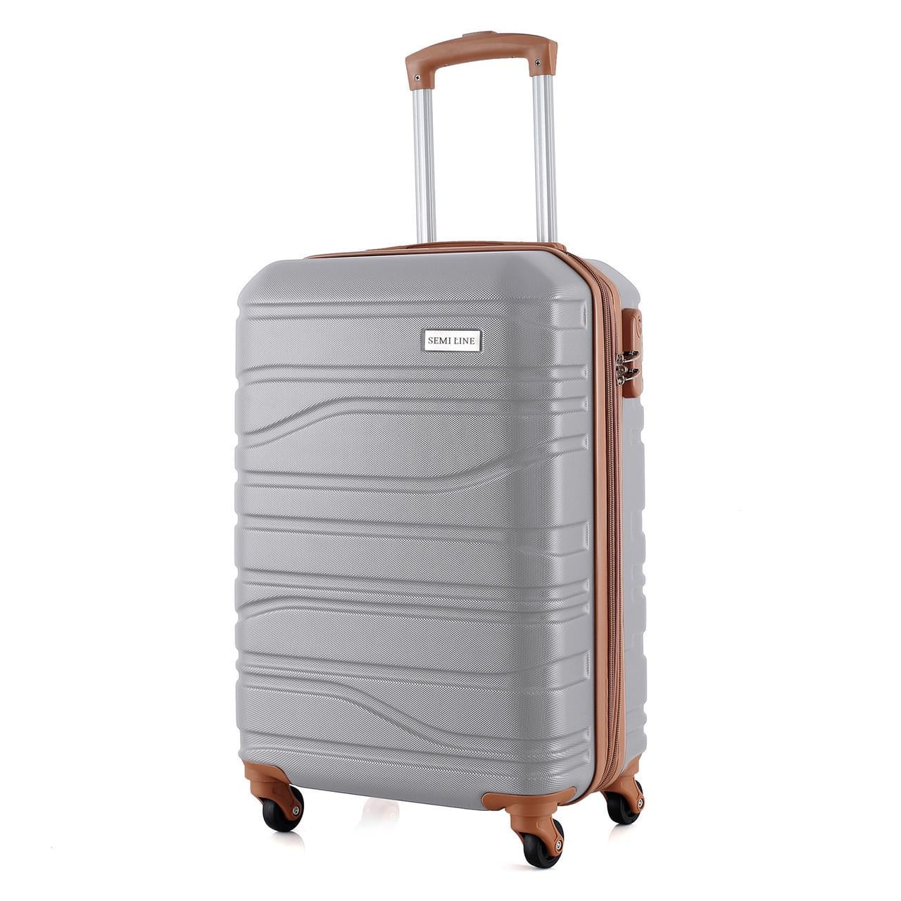 Чемодан SEMI LINE 20" S Light Grey (T5715-1)