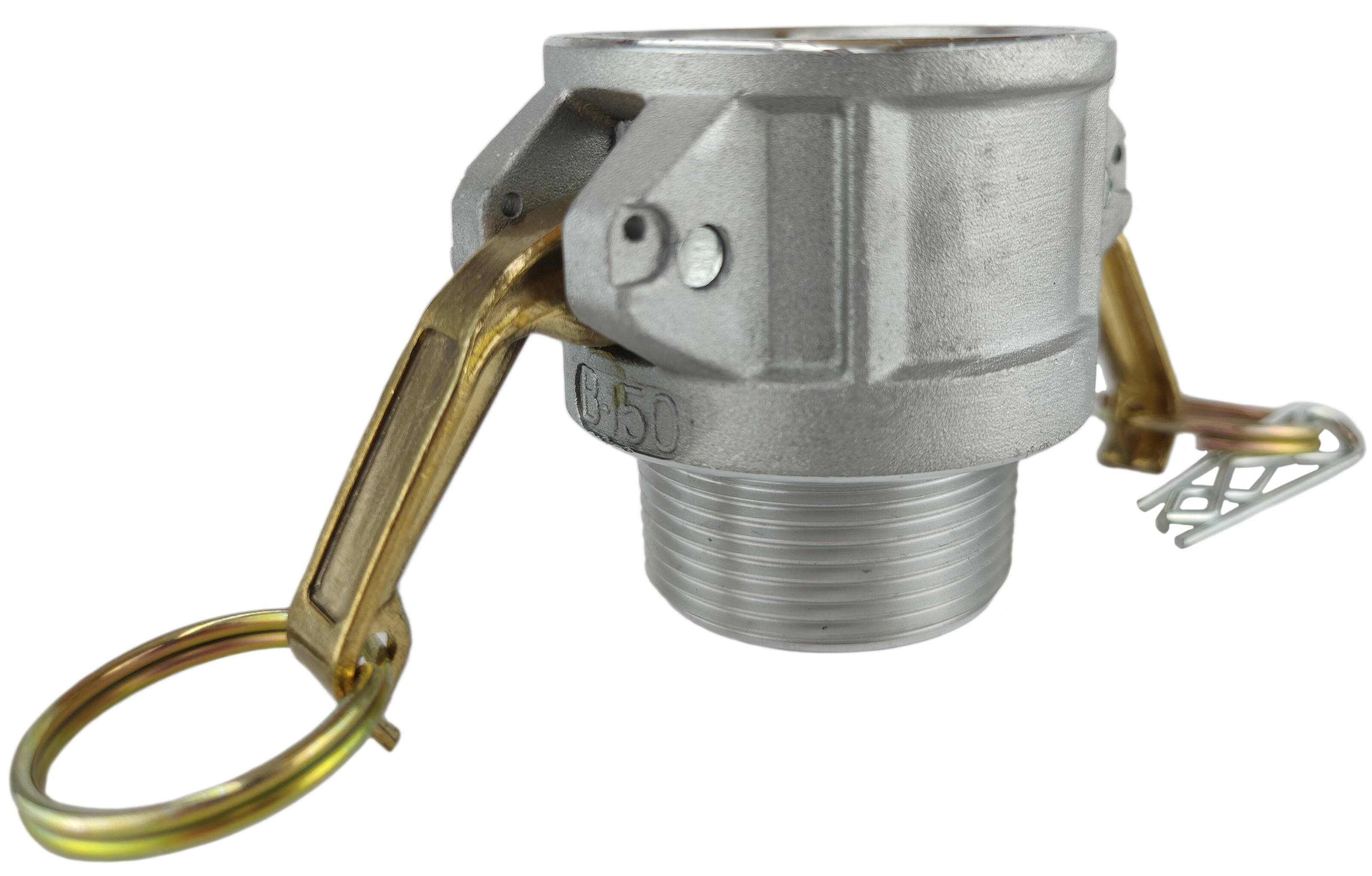 Муфта camlock тип B с наружной резьбой BSPT ШРЗ алюминий B-150 1 1/2" (50210024)
