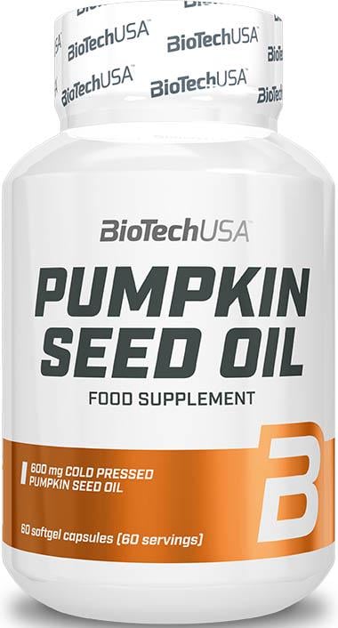 Натуральная добавка для спорта BioTechUSA Pumpkin seed oil 60 Softgel Capsules