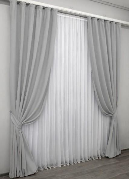 ᐉ Ткань для штор SPARTA микровелюр Светло-серый (1197ш) • Купить в ...