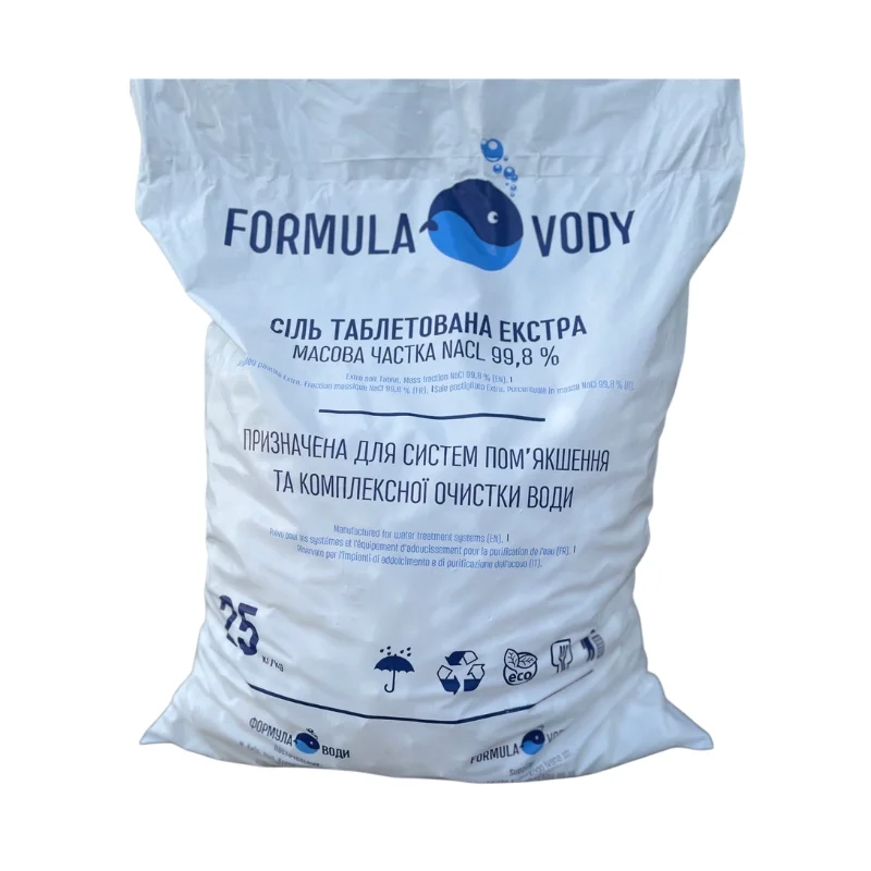 Сіль таблетована екстра Formula Vody 25 кг (29867352)