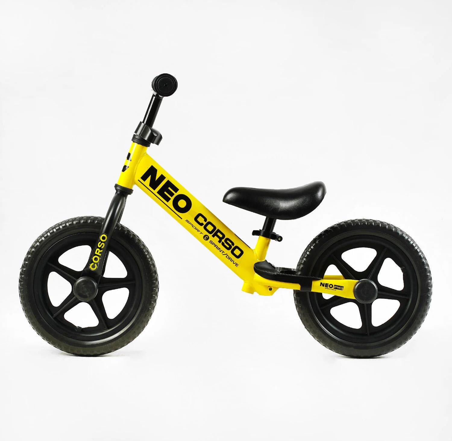 Біговел Corso Neo сталева рама/EVA колеса 12" (EN-40701) - фото 2