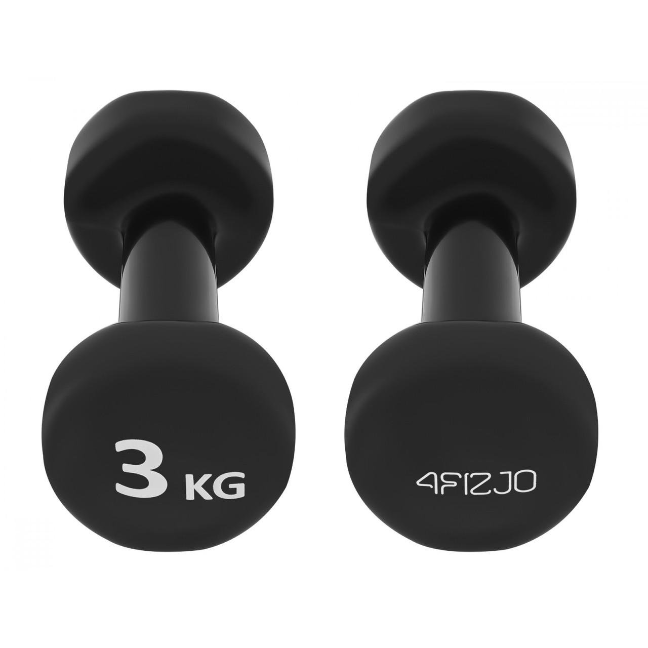 Гантелі вінілові 4FIZJO 4FJ0194 2x3 кг - фото 3
