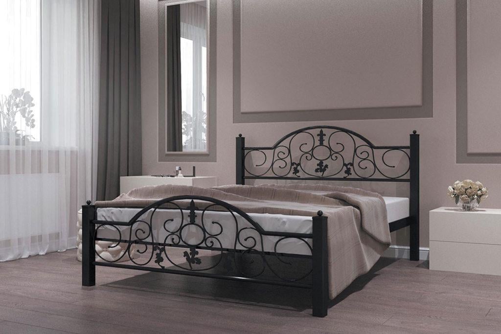 Кровать металлическая Жозефина Bella Letto 160х200 см