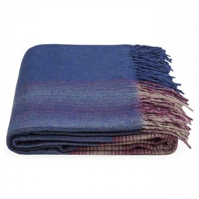 Плед иней 140х200 см Фиолетовый