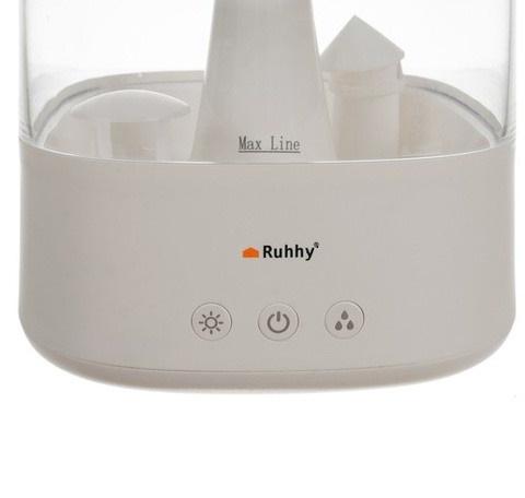 Увлажнитель воздуха ароматический с LED-ночником и эффектом дождя Белый - фото 9