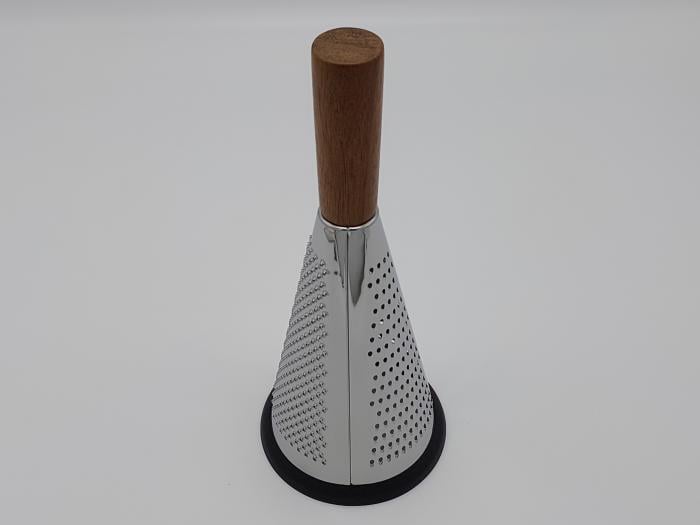 Терка кухонная трехсторонняя Конус для овощей нержавеющая сталь 26 см (20254) - фото 3 Терка кухонная трехсторонняя Конус для овощей нержавеющая сталь 26 см (20254) - фото 3