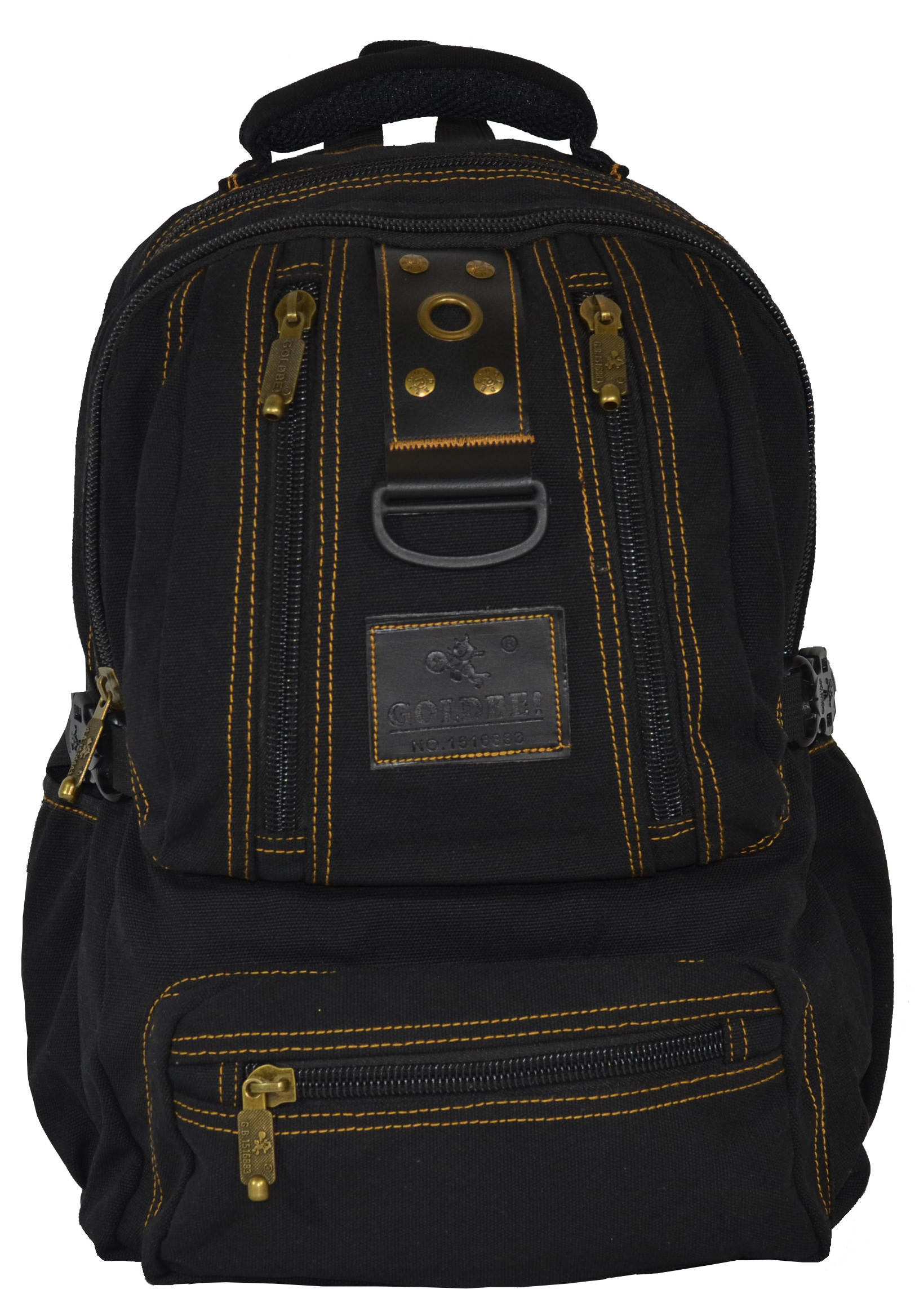 Рюкзак джинсовий Gold Be 1304 S 22 л Чорний - фото 1 Рюкзак джинсовий Gold Be 1304 S 22 л Чорний - фото 1