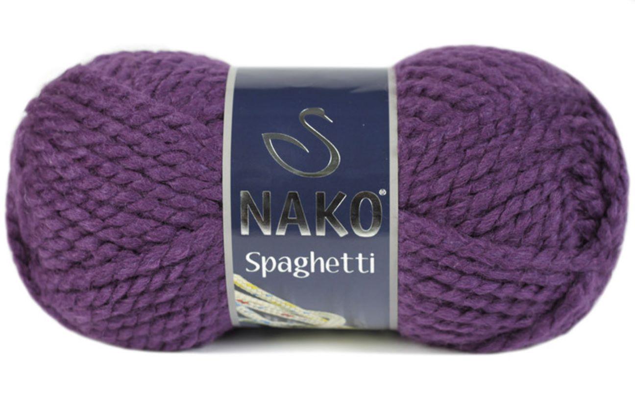 Пряжа Nako Spaghetti 3853 Светлый фиолет. (7191)