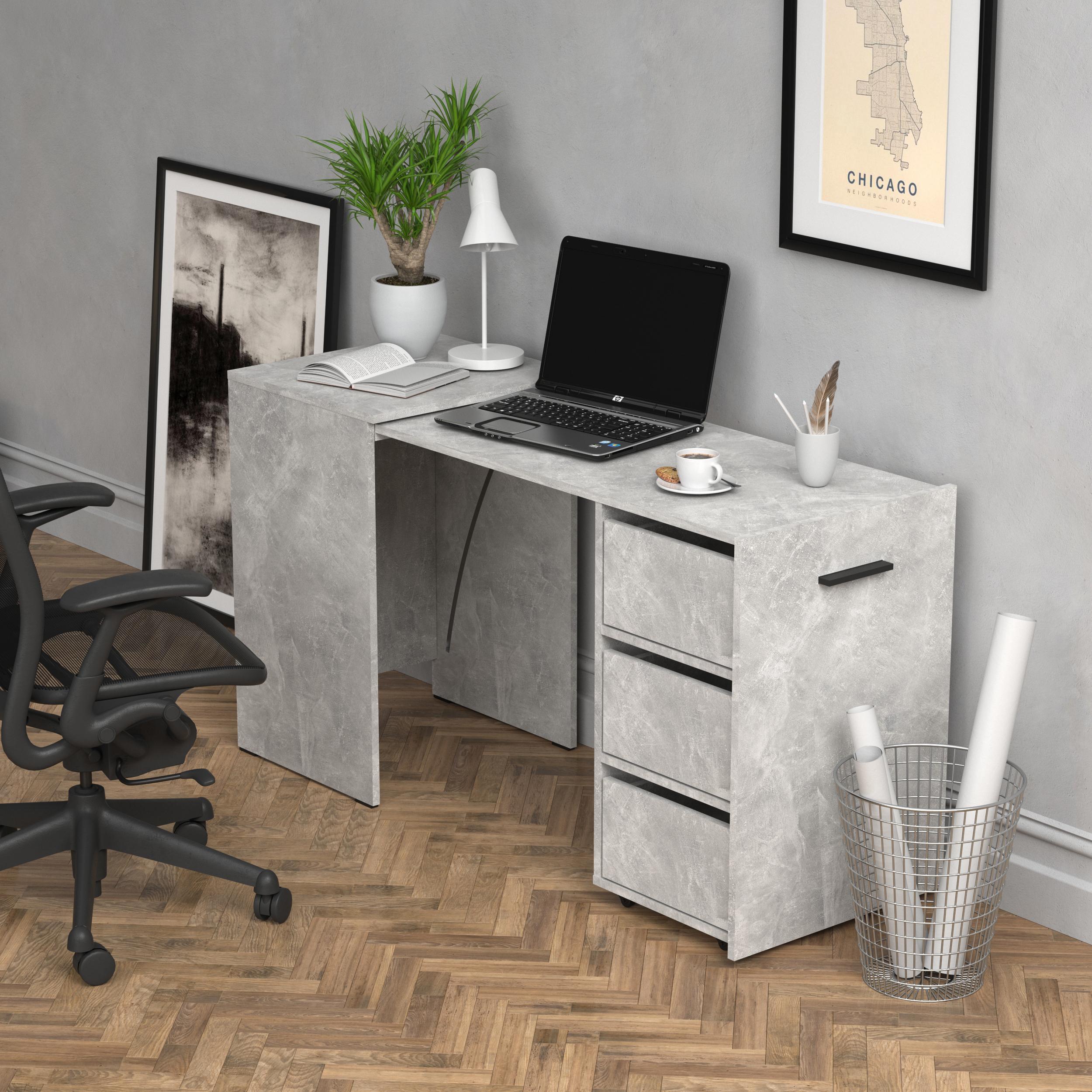 Комп'ютерний стіл-трансформер Knap Knap Hobana Ш3 ламіноване ДСП Ательє світлий (S201030110) - фото 4 Комп'ютерний стіл-трансформер Knap Knap Hobana Ш3 ламіноване ДСП Ательє світлий (S201030110) - фото 4