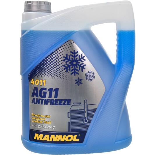 Антифриз готовый Mannol AG11 Antifreeze -40°C 5 л Синий (3318)