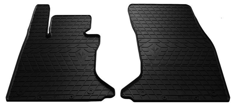 Коврики резиновые Stingray BMW 5 E60/E61 03- design 2016 передние 2 шт. Черный (1027142F)