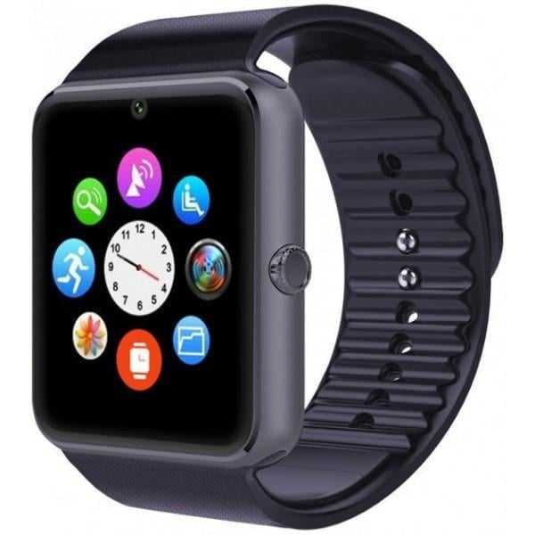 Смарт-годинник Uwatch Smart Watch GT-08 Bluetooth з картою 16 Гб Чорний