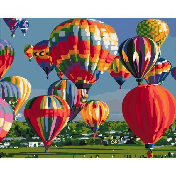 Набор для росписи по номерам Идейка Приборкуючи небо 40х50 см (КНО2265-mt)