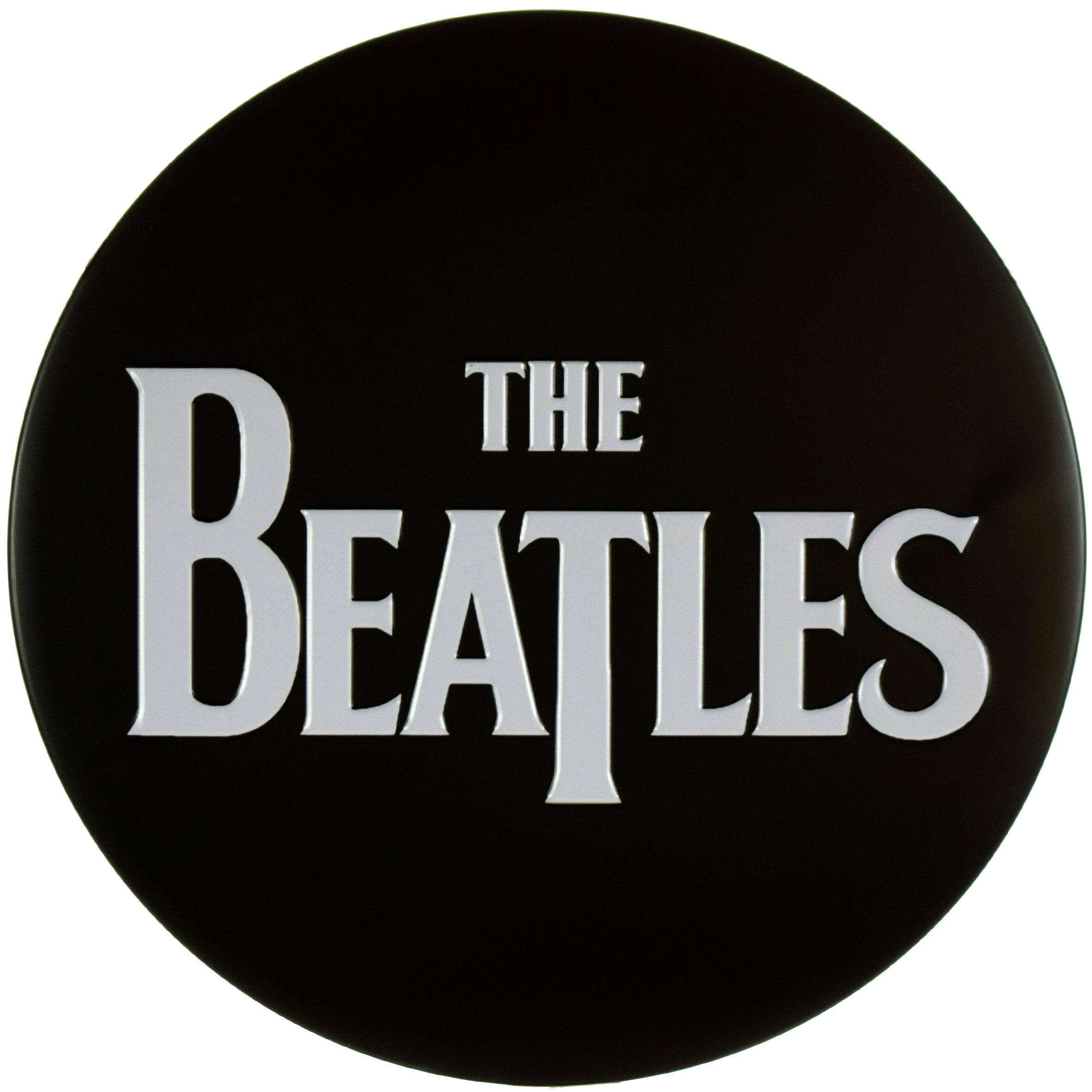 Табличка металева The Beatles Logo кругла 30 см