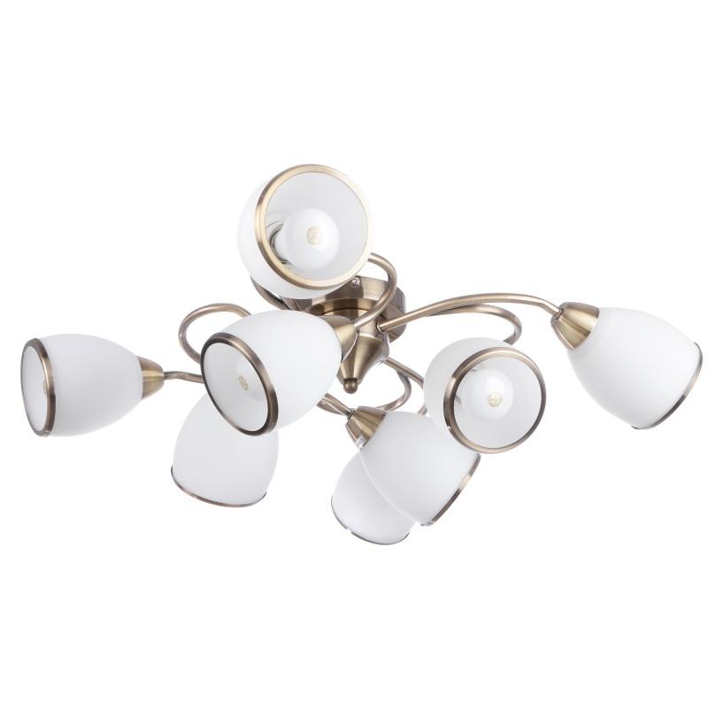 Люстра потолочная классическая Brille LK-402S/8 E27 AB