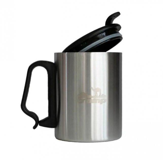 Термокружка Tramp з поїлкою і защіпкою 350 мл (UTRC-020-metal)