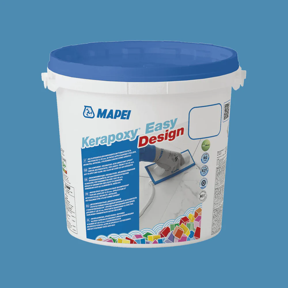 Фуга затирка эпоксидная для швов Mapei Kerapoxy Easy Design 167 3 кг Серо-голубой