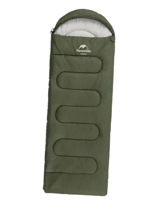 Спальник Naturehike Y150L левый Темно-зеленый (NH21MSD08)