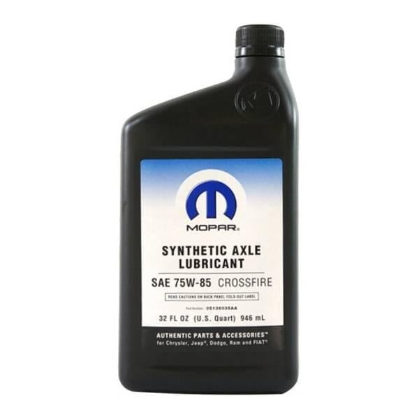 Трансмиссионное масло Mopar Synthetic Axle Lubricant 75W-85 0,946 л (68210057AA)