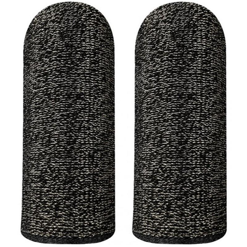 Напальчники игровые Hoco GM4 Phantom Superconducting fiber mobile game finger cots Черный/Серебряный (00000055894_1)