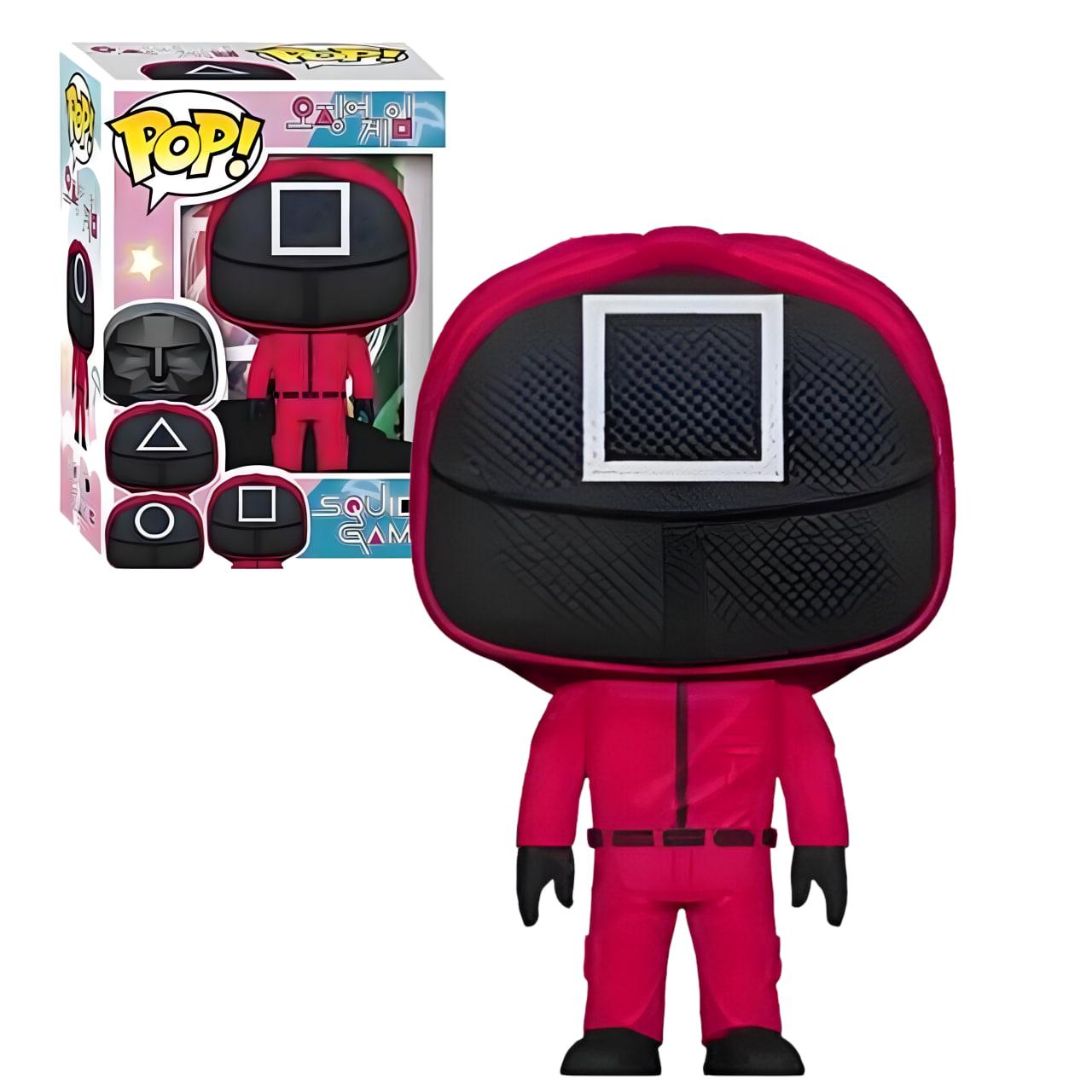 Декоративная фигурка Pop Игра в кальмара Надзиратель Квадрат (YY 02)