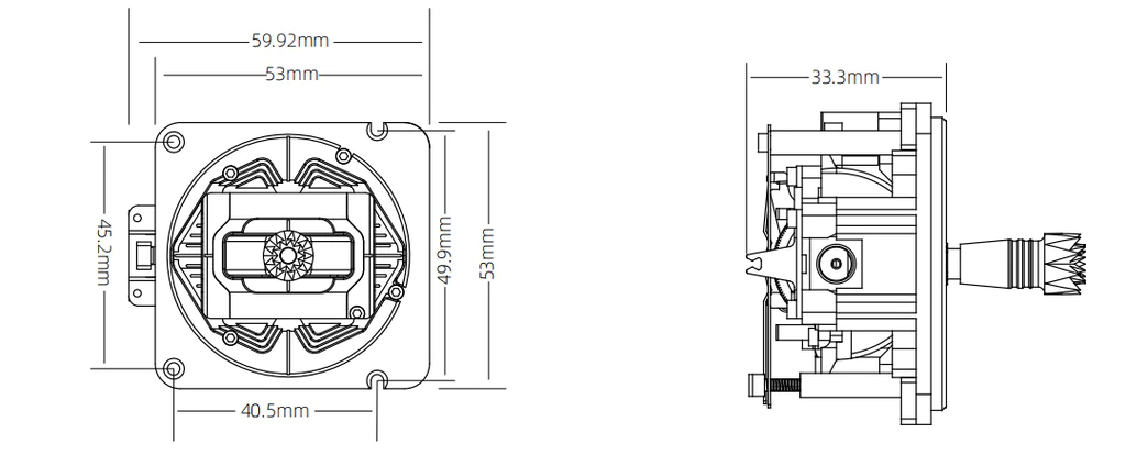 Стіки професійні AG01 CNC Hall Hall Gimbals для Radiomaster TX16S та Boxer - фото 9