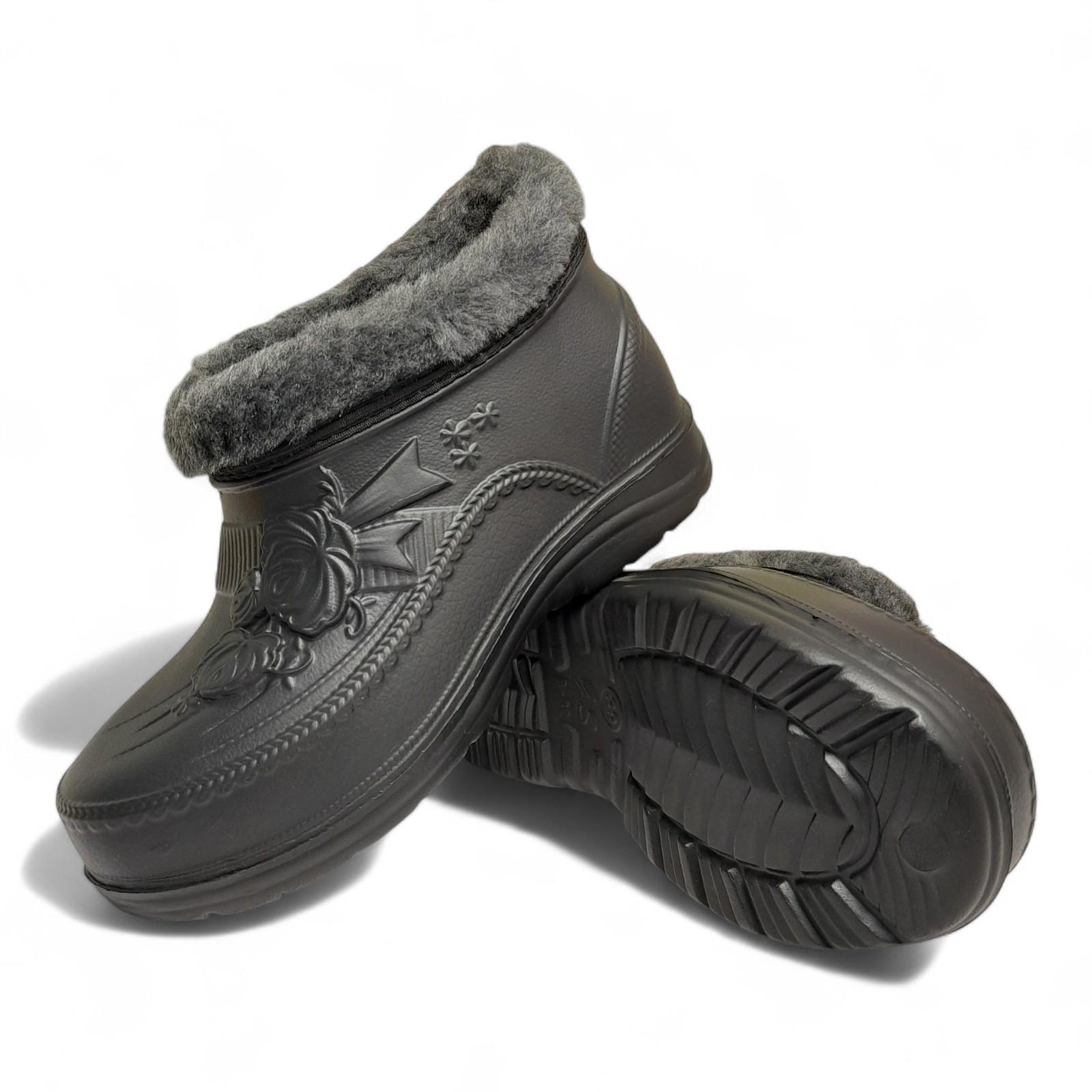 Калоші жіночі зимові GIPANIS GP-32 р. 38 24,5 см Чорний (2763448922) - фото 5 Калоші жіночі зимові GIPANIS GP-32 р. 38 24,5 см Чорний (2763448922) - фото 5