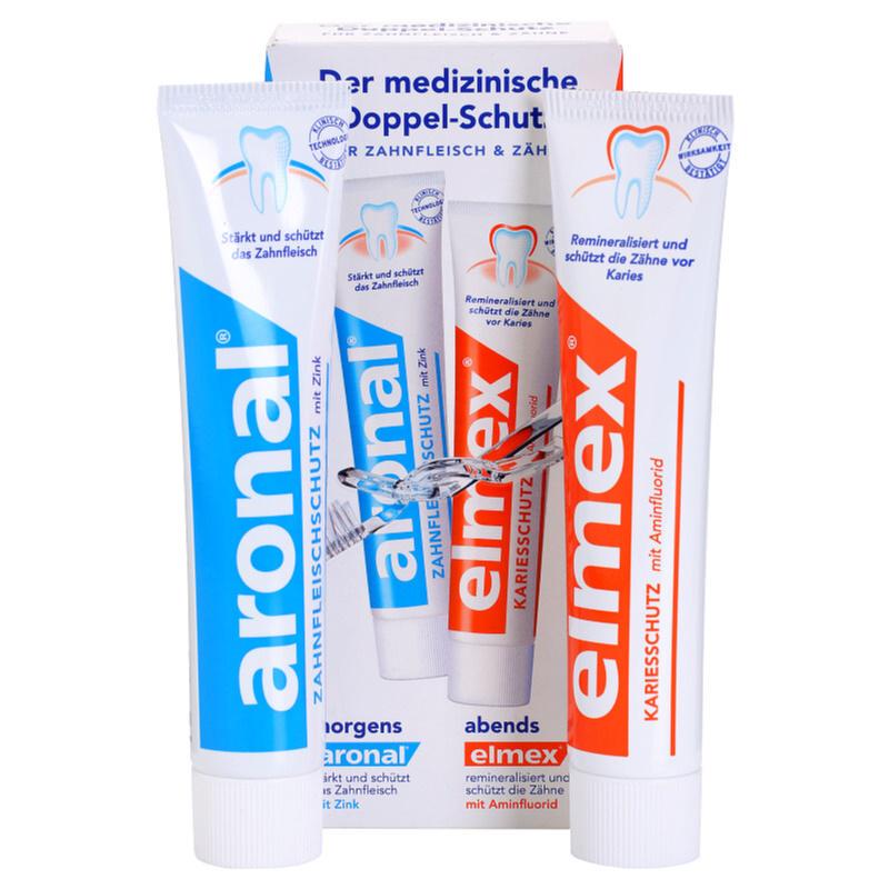 Набір зубних паст Aronal та Elmex Caries Protection 2x75 мл (2421)